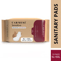 Carmesi Sensitive Sanitary Pads - 5L + 5XL - Certified 100% Rash-Free - With Disposal Bags