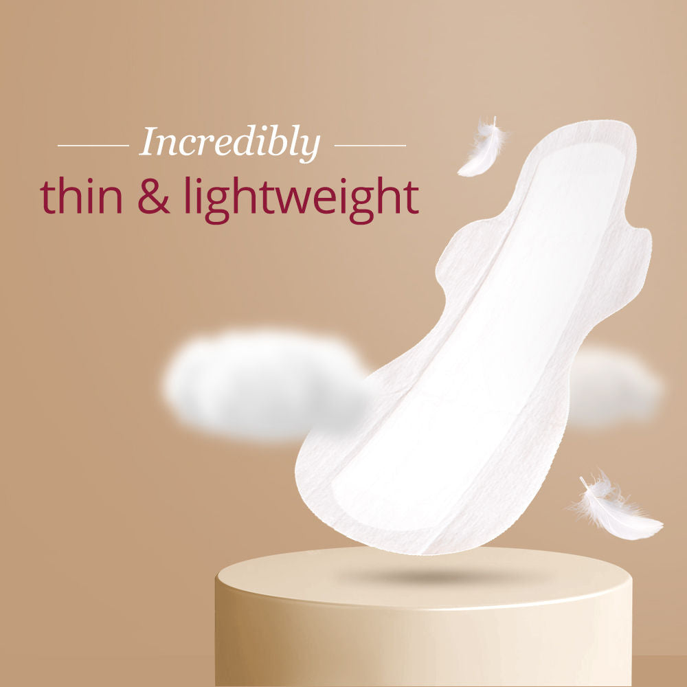 Carmesi Sensitive Sanitary Pads - 30 L - Certified 100% Rash-Free - With Disposal Bags