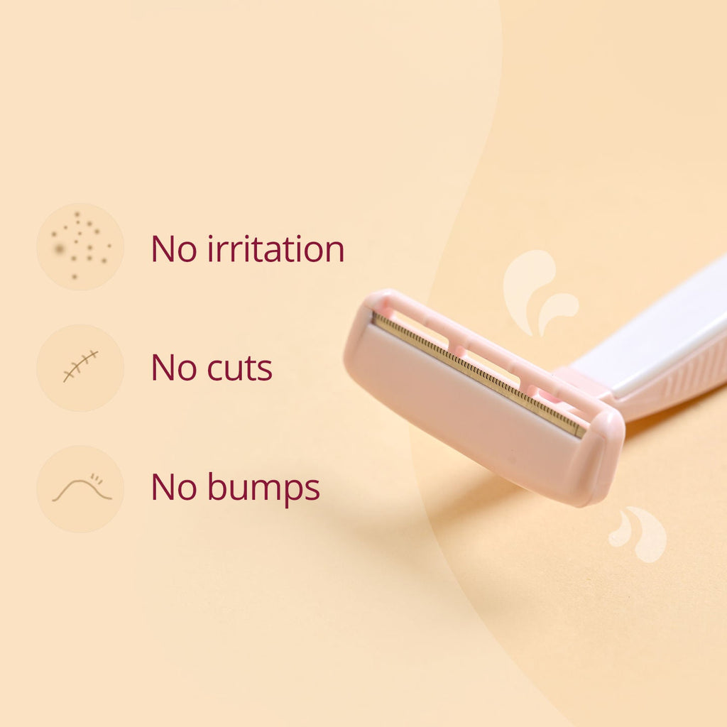 Carmesi Bikini Razor for Women - For Irritation-Free Shaving of Bikini Line - No Cuts - Pack of 1