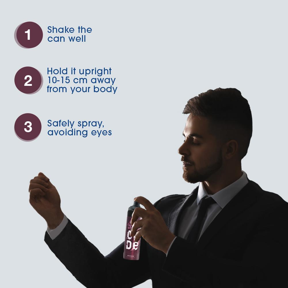 Wild Stone Code Iridium Body Perfume For Men