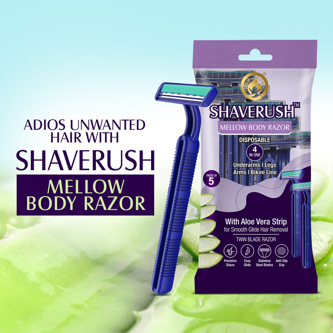Mom & World Shaverush Mellow Body Razor - 4 In 1