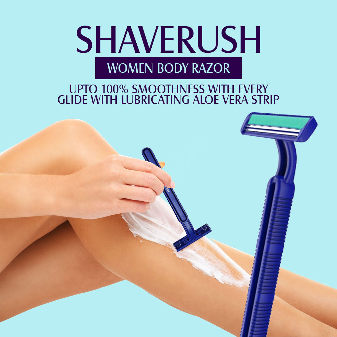 Mom & World Shaverush Mellow Body Razor - 4 In 1