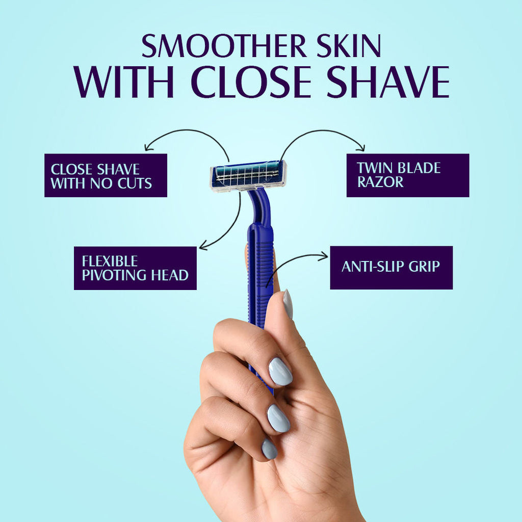 Mom & World Shaverush Mellow Body Razor - 4 In 1