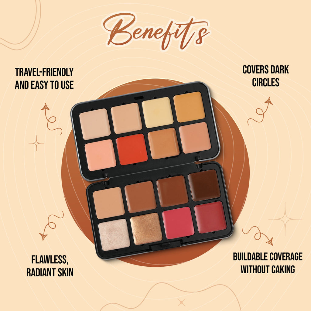 FASHION COLOUR Concealer 16-In-1 Contour Palette