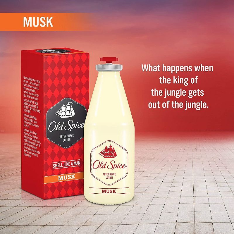 Old Spice Atomizer Musk After Shave Lotion Smell Like A Men