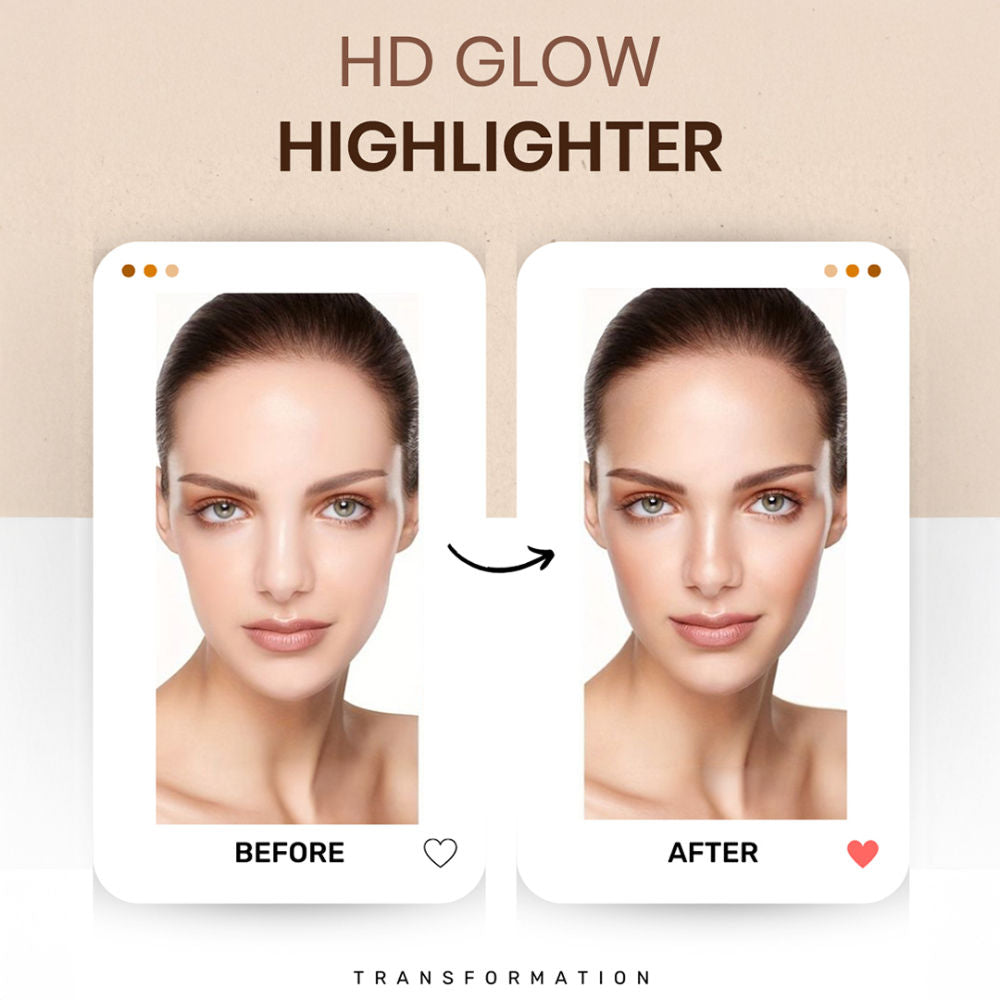 Gorgeous Girl 6 Color HD Glow Highlighter, Highly Pigmented & Blendable