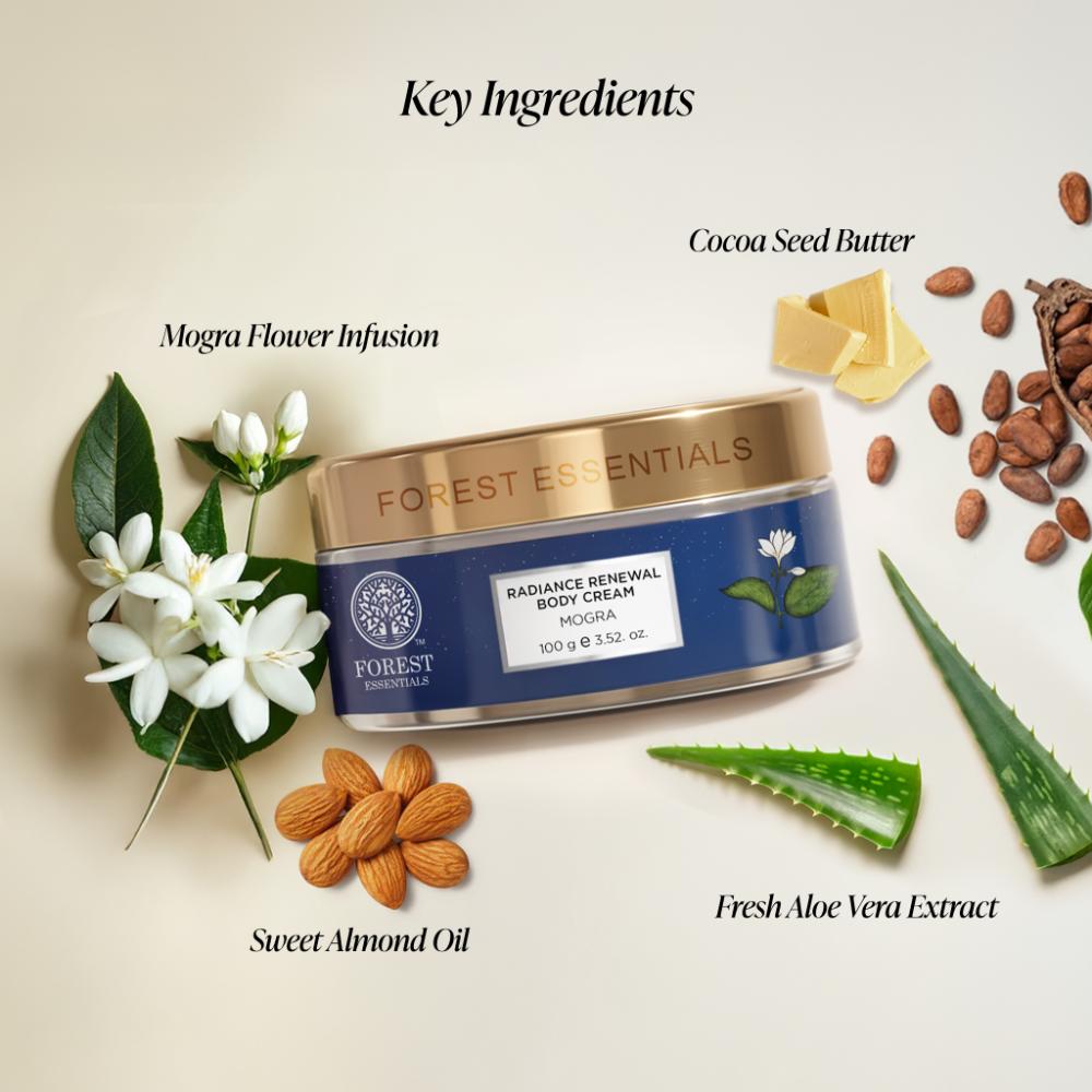 Forest Essentials Radiance Renewal Body Cream Mogra - Moisturising & Hydrating