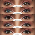 PAC IRIS Premium Contact Lenses Mix - Comfortable Natural Looking, 1 Day Wear, Non-Irritating