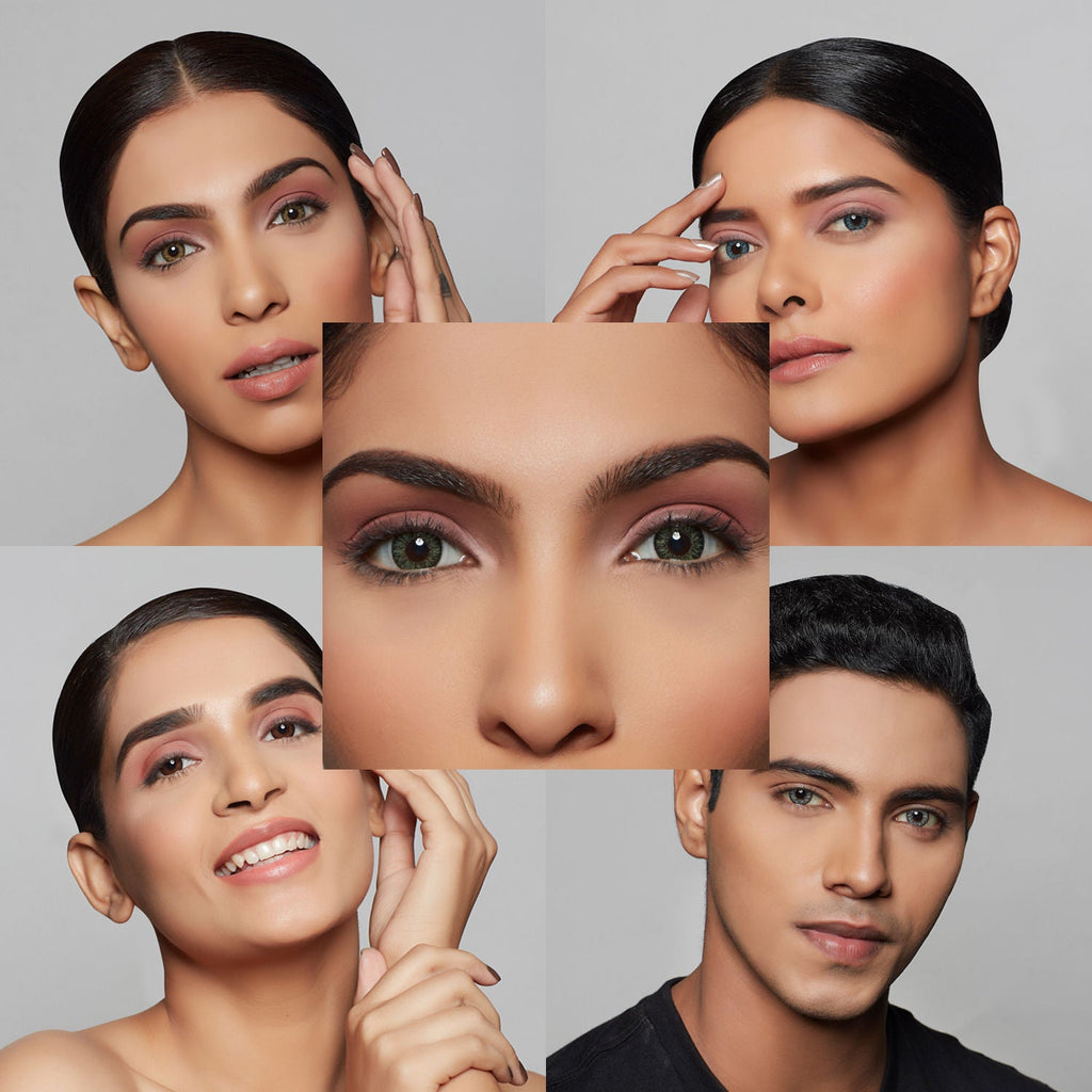 PAC IRIS Premium Contact Lenses Mix - Comfortable Natural Looking, 1 Day Wear, Non-Irritating