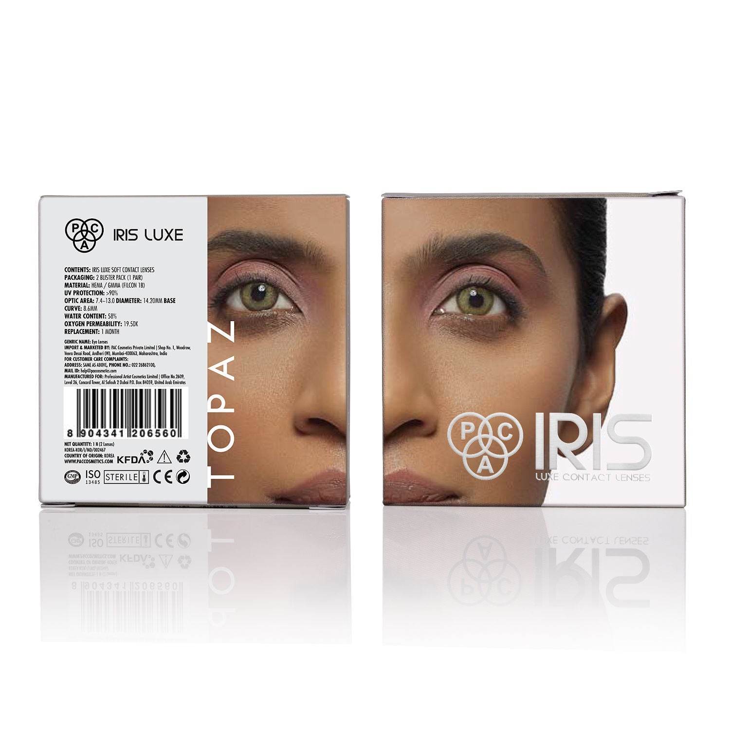 PAC IRIS LUXE One Month Lenses