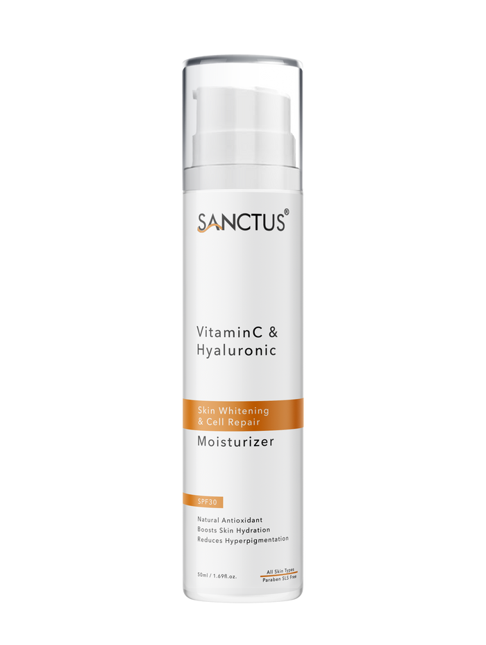 SANCTUS Hyaluronic & Vitamin C Oil-Free Face Moisturizer SPF 30