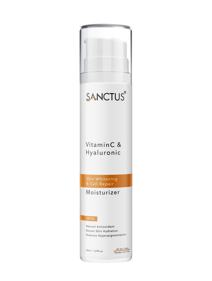 SANCTUS Hyaluronic & Vitamin C Oil-Free Face Moisturizer SPF 30