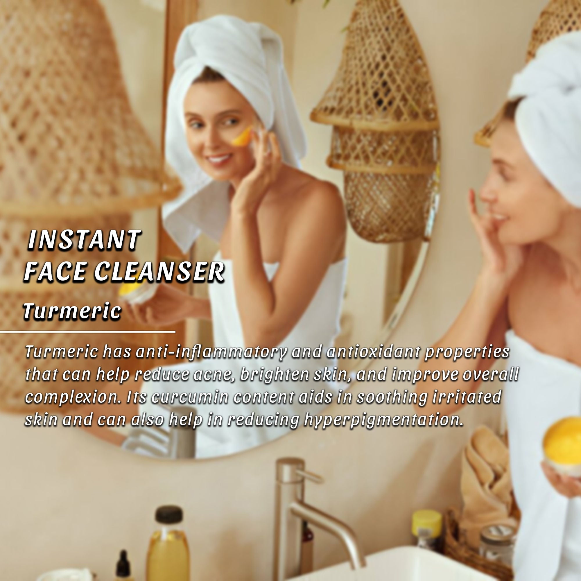 SANCTUS Anti- Bacterial Instant Face Cleanser