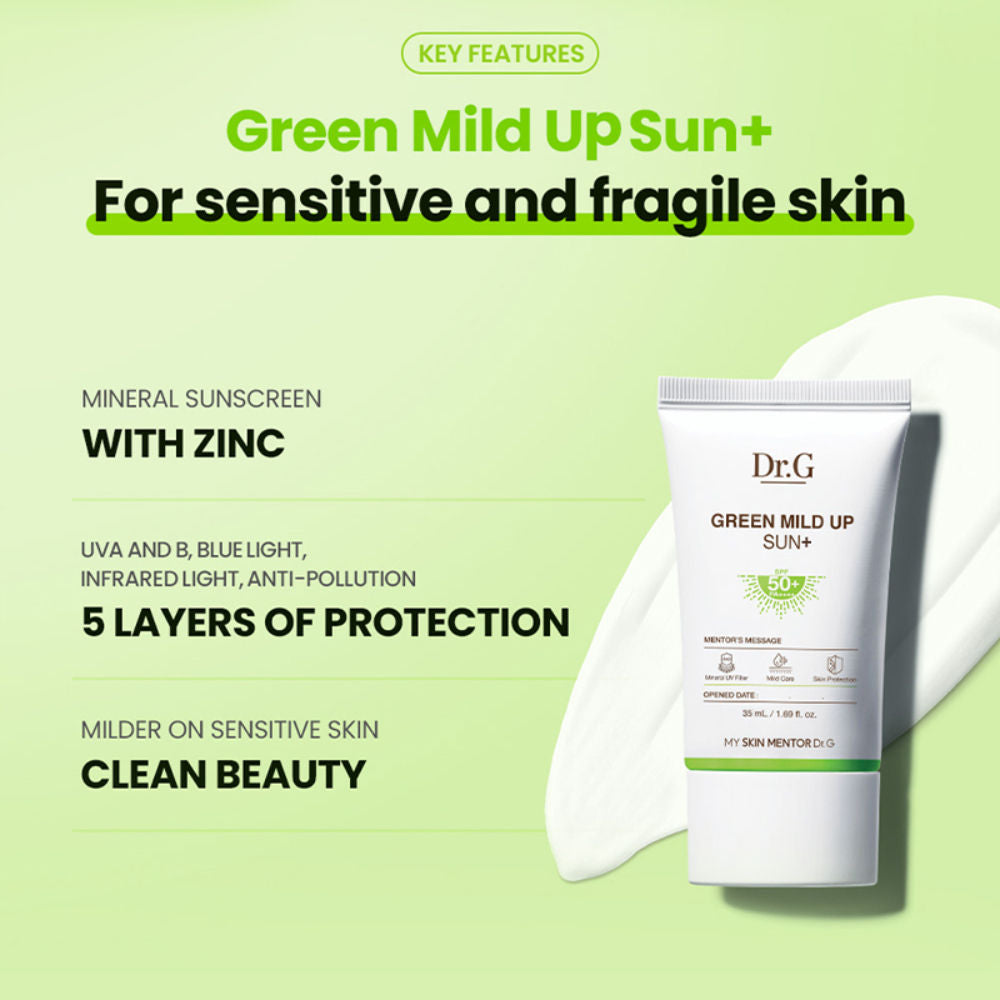 Dr. G Green Mild Up Sun+ SPF 50+ PA++++ Renewal