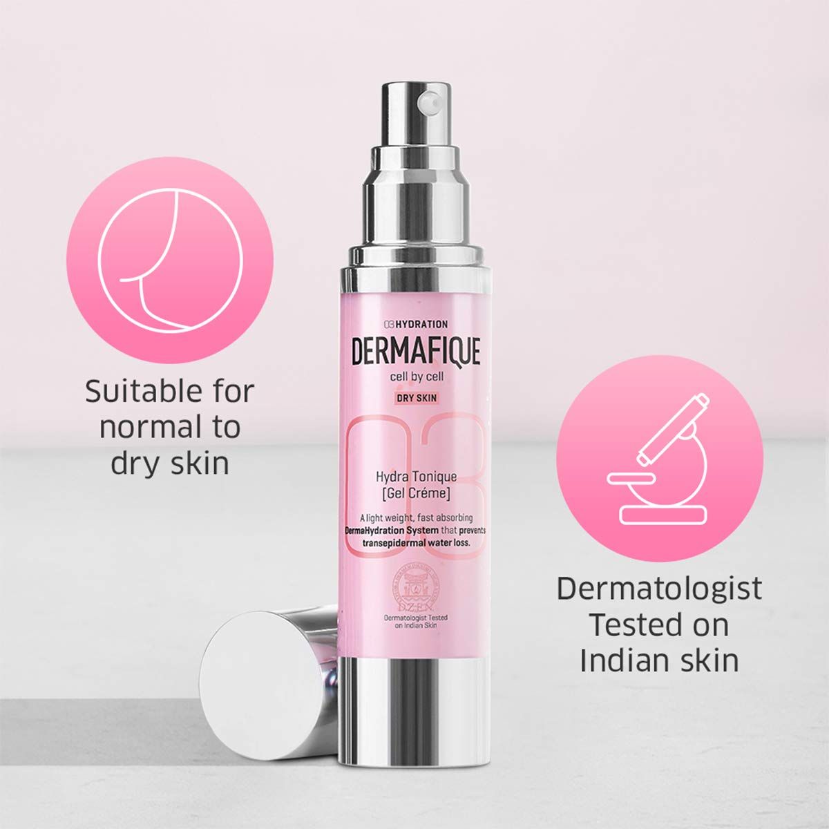 Dermafique Hydra Tonique Gel Crème For Dry Skin