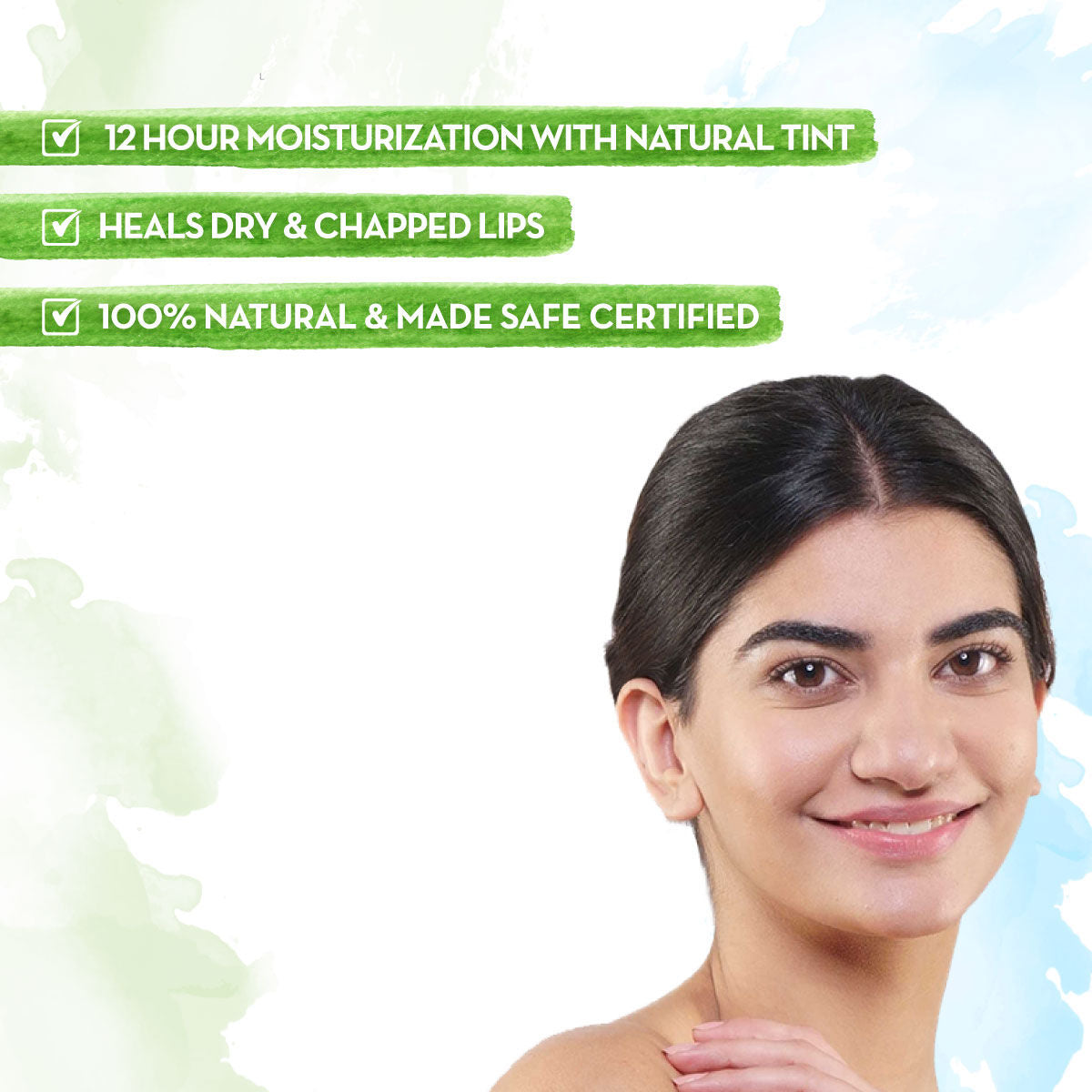 Mamaearth Cherry Tinted Natural Lip Balm for 12 Hour Moisturization and Naturally Red Lips