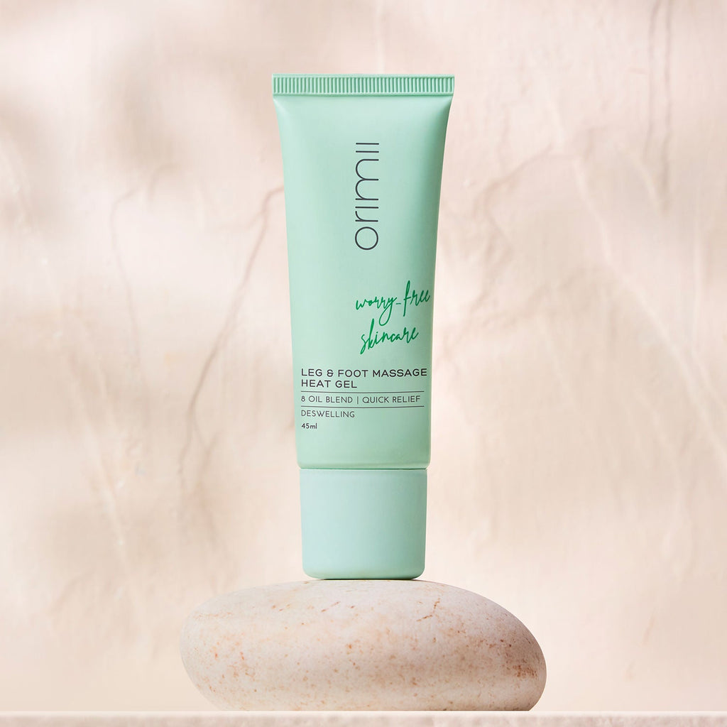 Orimii Leg & Foot Massage Heat Gel For Pain Relief With Natural Oils - Pregnancy Safe