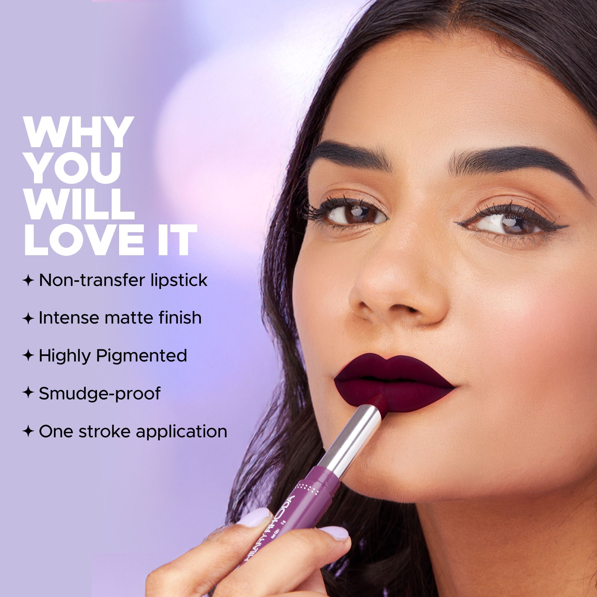 Hilary Rhoda Pro Matte Non-Transfer Waterproof Lipstick