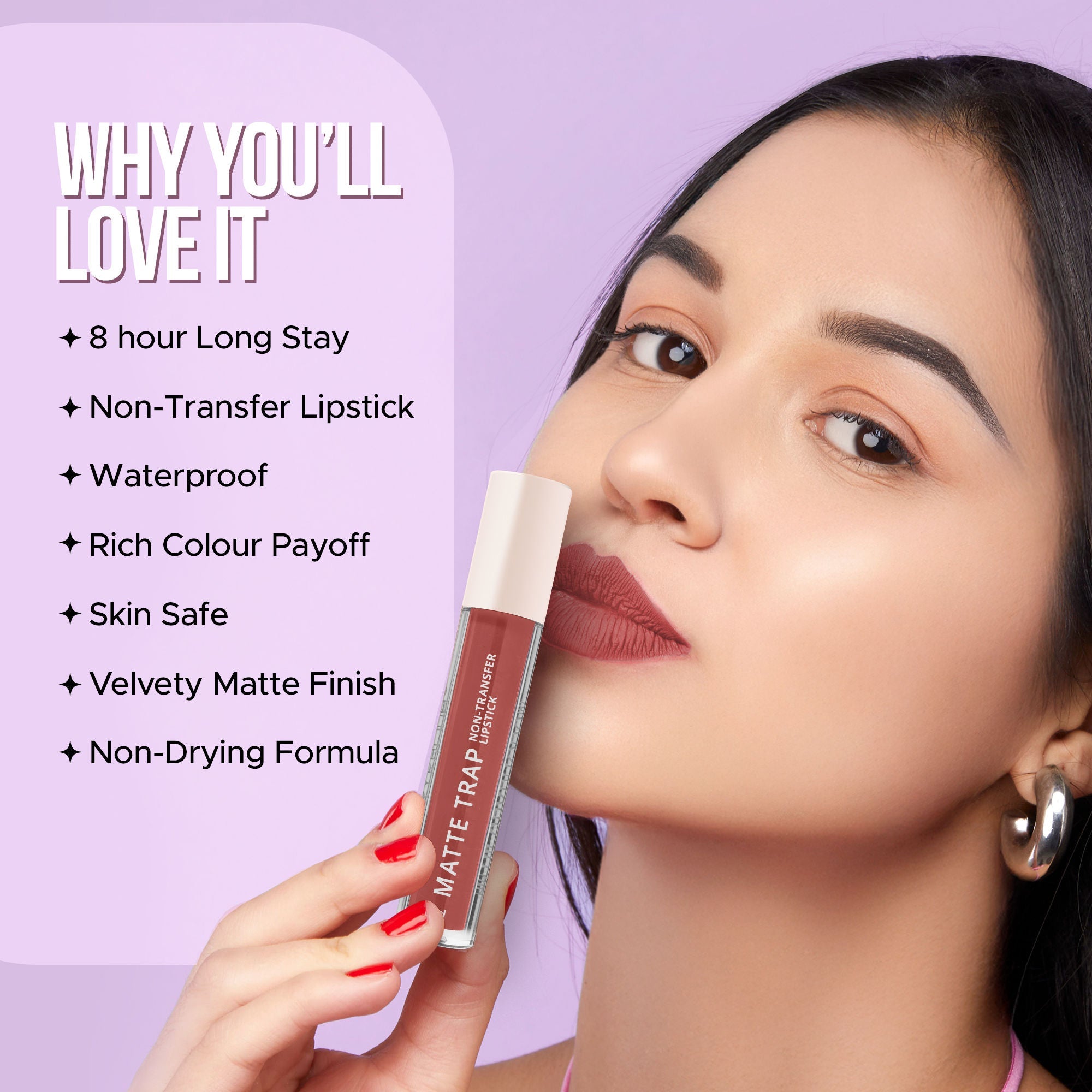 Hilary Rhoda Matte Trap Liquid Lipstick
