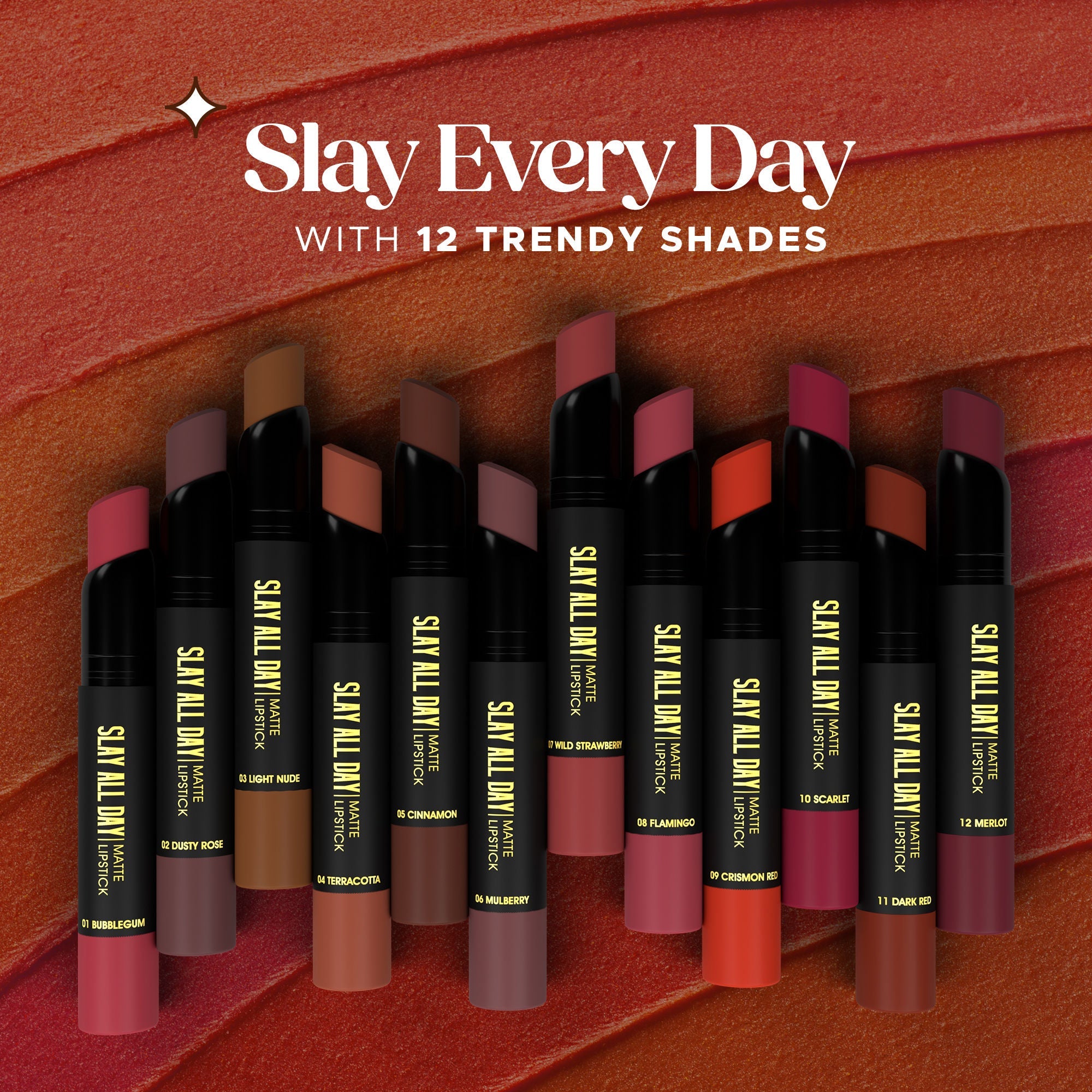 Hilary Rhoda Slay All Day Matte Lipstick