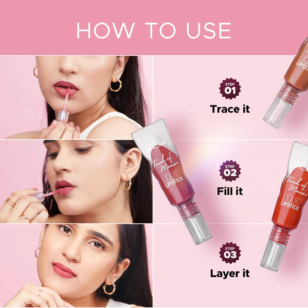 Hilary Rhoda Touch Of Mousse Waterproof Lipstick