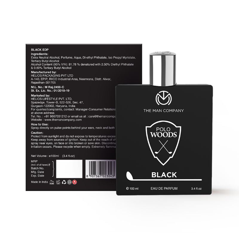 The Man Company EDP For Men- Polo Black