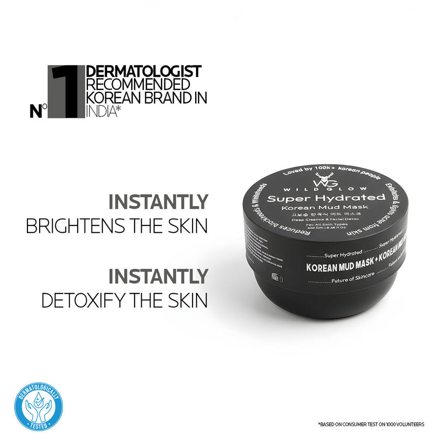 WILDGLOW Super Hydrated Korean Mud Mask