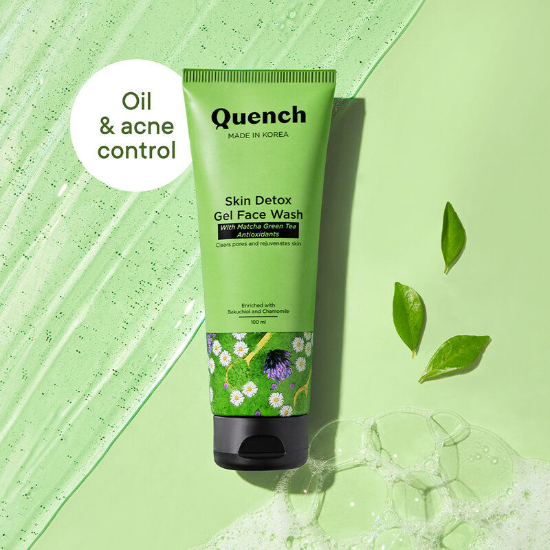 Quench Matcha Green Tea Face Wash for Oil & Acne Control