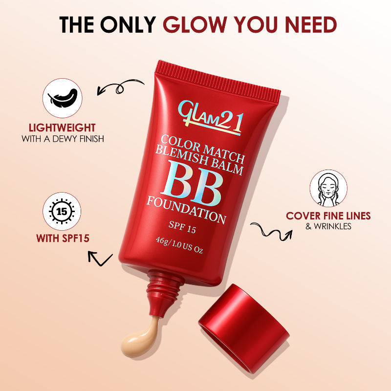 GLAM21 Color Match BB Foundation with SPF15