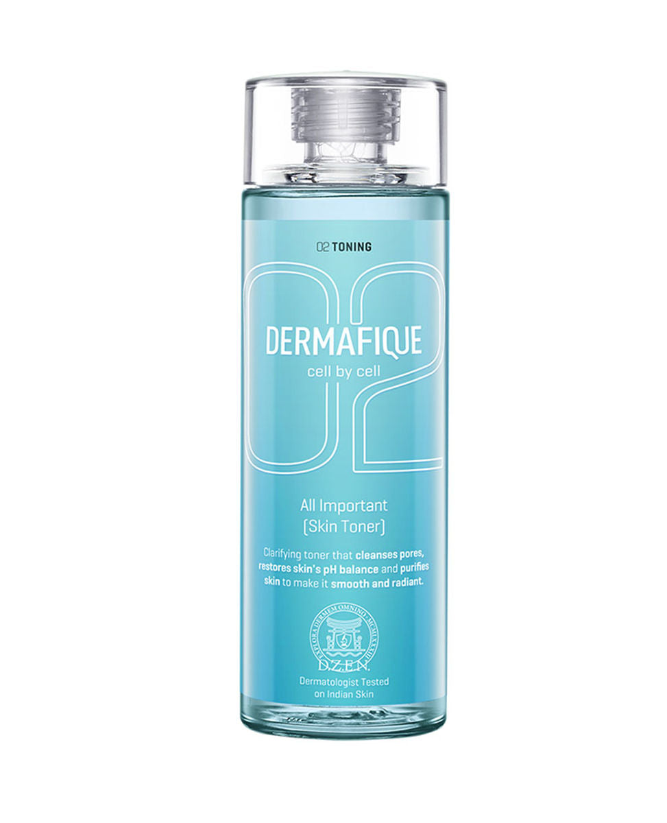 Dermafique All Important Alcohol Free Skin Toner With Vitamin E & Hyaluronic Acid, Sles Free