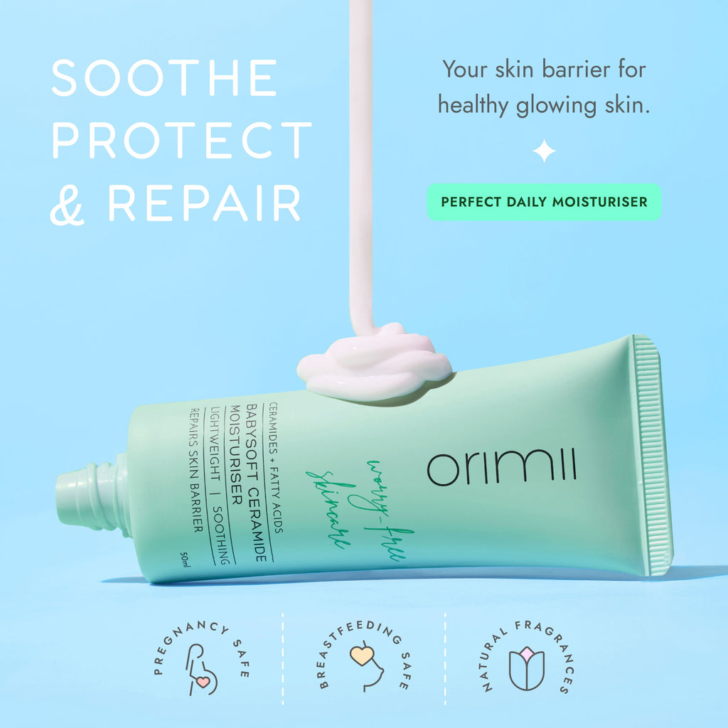 Orimii Face Moisturizer with Ceramide For Skin Barrier Repair - Fragrance Free, Non-Comedogenic