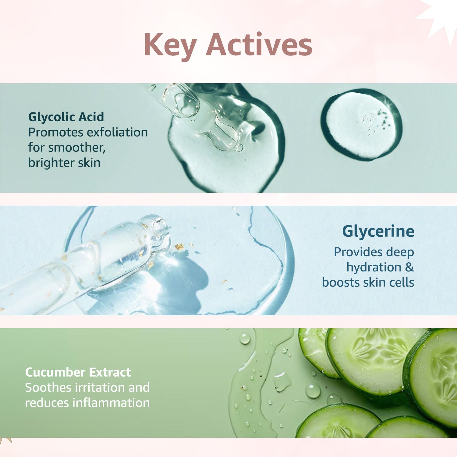 Cos-IQ Gat-8% Glycolic Acid Face Toner for Exfoliates, Glowing & Even Skin Tone All Skin Types