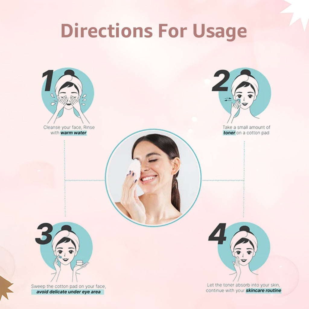 Cos-IQ Gat-8% Glycolic Acid Face Toner for Exfoliates, Glowing & Even Skin Tone All Skin Types