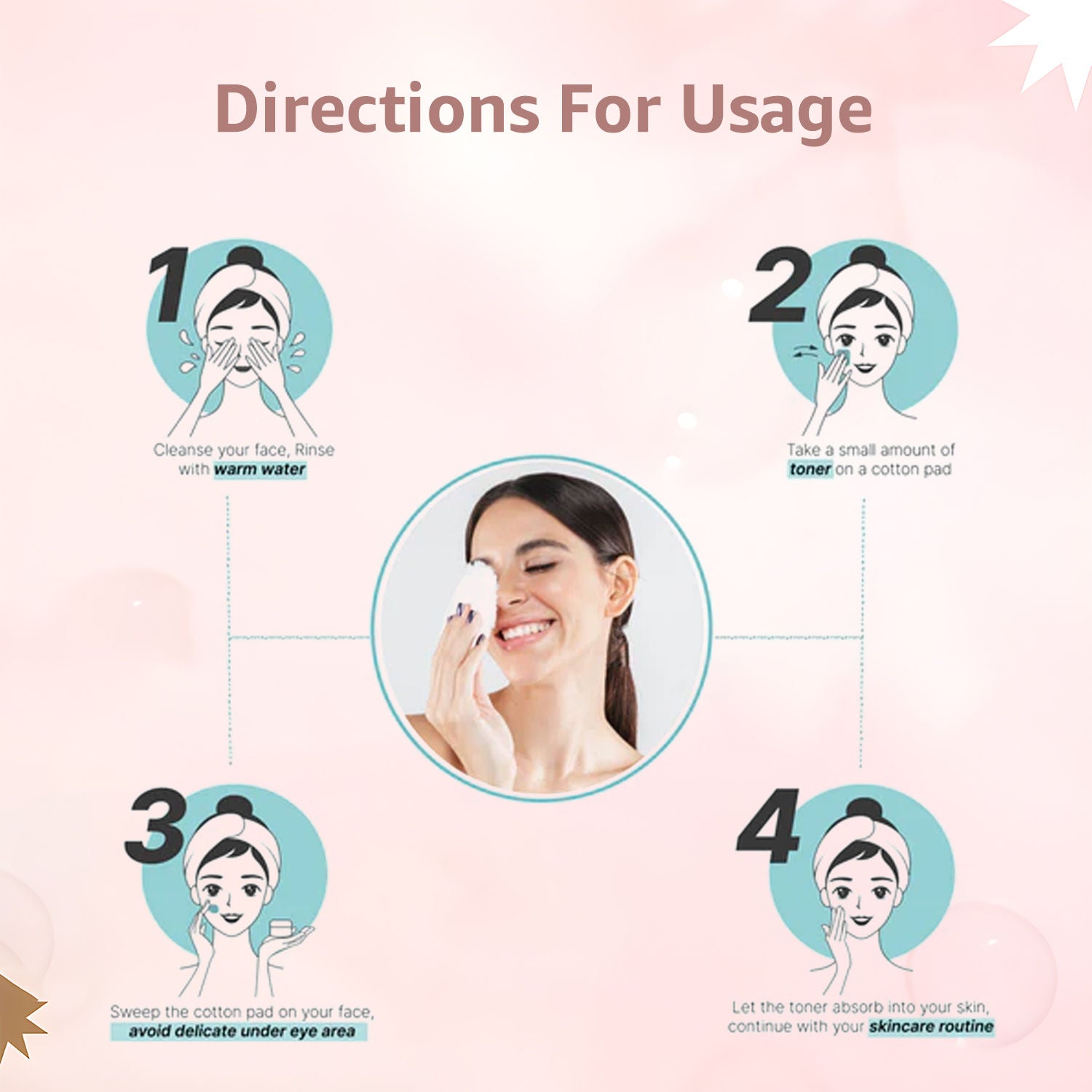 Cos-IQ Gat-8% Glycolic Acid Face Toner for Exfoliates, Glowing & Even Skin Tone All Skin Types