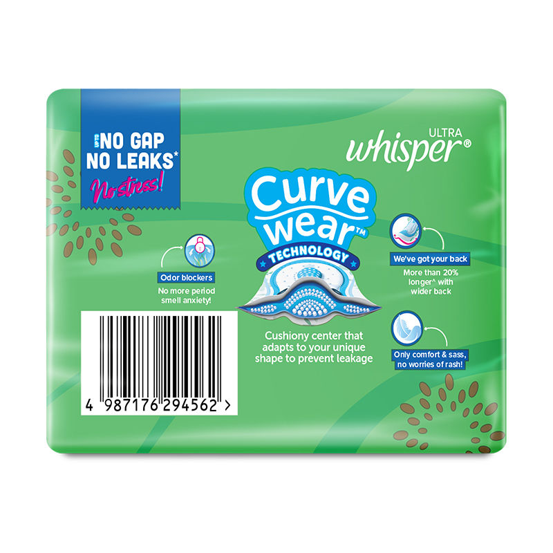 Whisper Ultra Upto No Gap No Leaks Sanitary Pads, 6 XL Pads, For Heavy Flow Protection