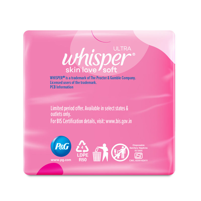 Whisper Ultra Soft 2x Softer Large