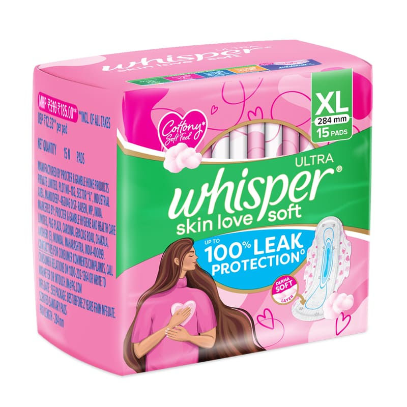 Whisper Ultra Soft 2x Softer Large