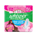 Whisper Ultra Skinlove Soft Sanitary Pads For Women,15 Thin Pads-Xl+,Our #1 Softness,Irritation Free