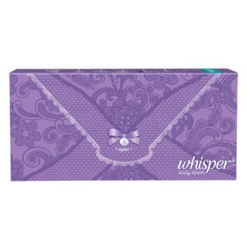 Whisper Clean and Fresh Daily Liners, 20 panty liners for women - Pack of 1