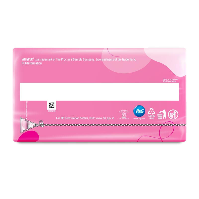 Whisper Ultra Skinlove Soft Sanitary Pads For Women,30 Thin Pads-Xl,Our #1 Softness,Irritation Free