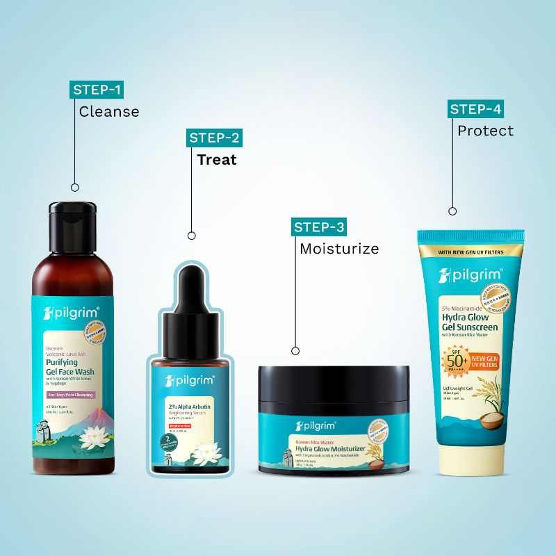 Pilgrim 2% Alpha Arbutin & 3% Vitamin C Brightening Serum, Fades Pigmentation & Brightens Skin