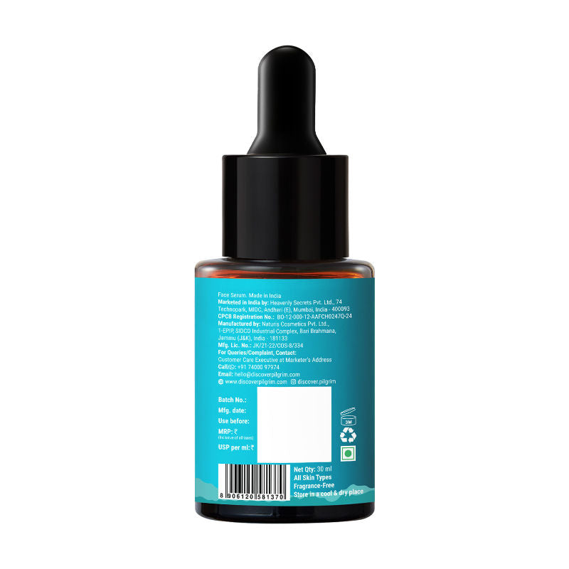 Pilgrim 2% Alpha Arbutin & 3% Vitamin C Brightening Serum, Fades Pigmentation & Brightens Skin