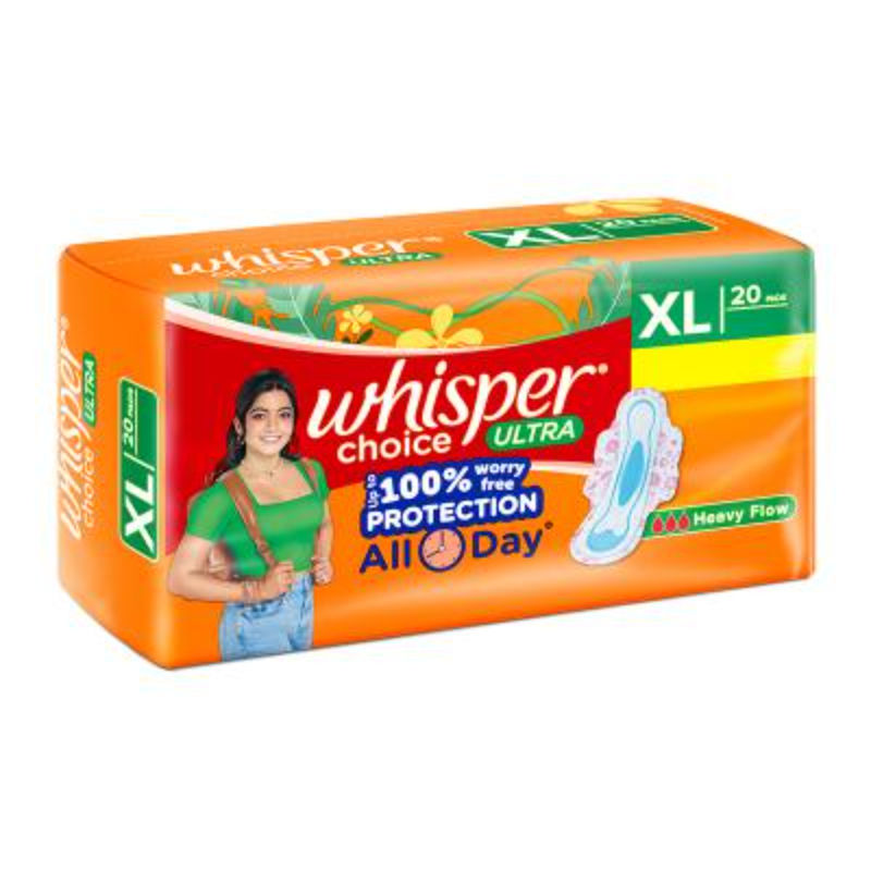 Whisper Choice Ultra XL 20s Sanitary Pads for Women