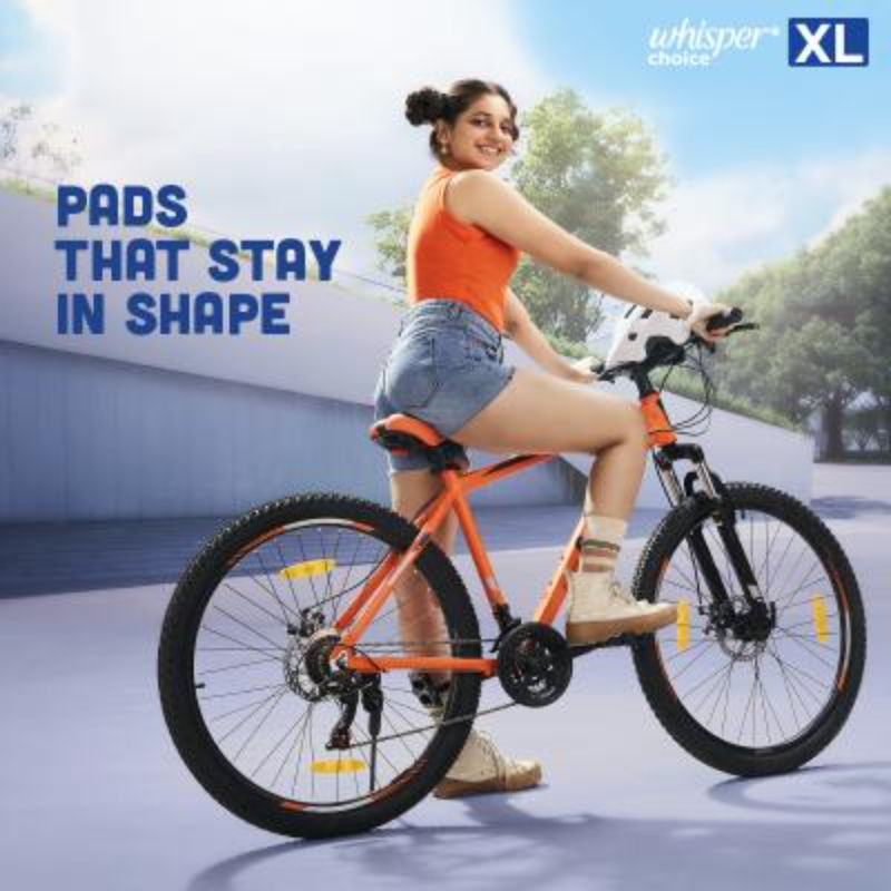 Whisper Choice XL, 36 XL Pads for medium to heavy flow, Gives Up to 100% worry-free protection