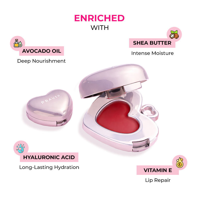 Praush Love Crush Tinted Lip Balm