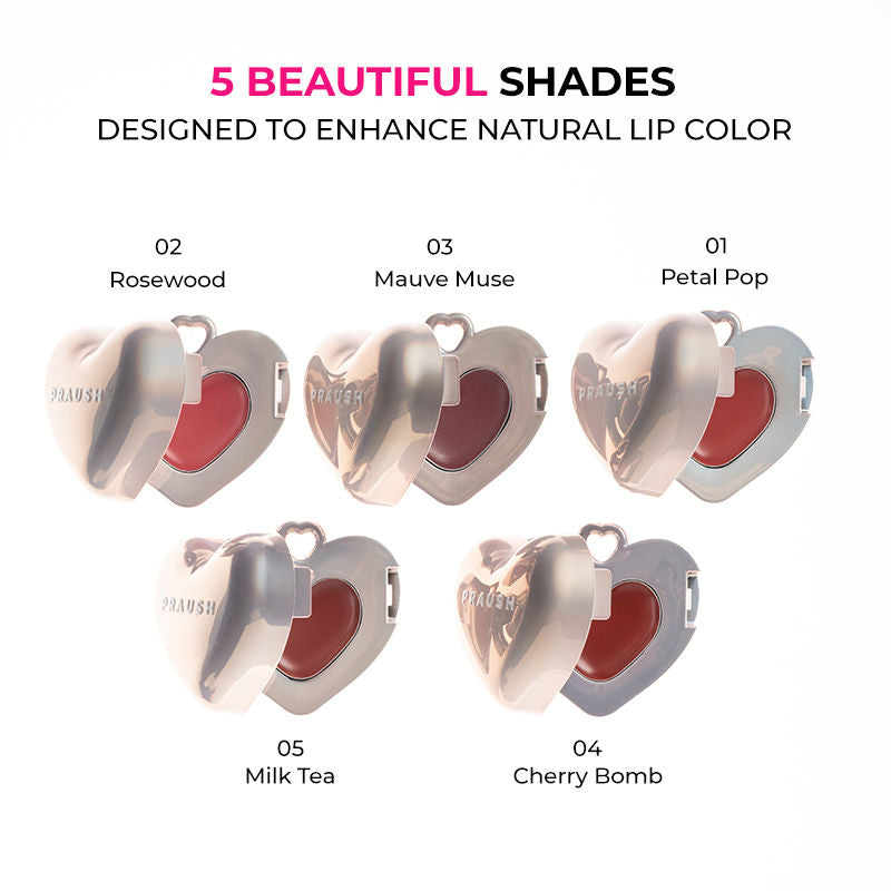 Praush Love Crush Tinted Lip Balm