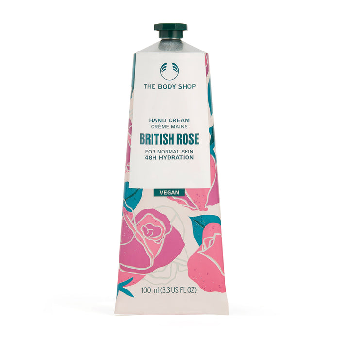 The Body Shop British Rose Petal-Soft Hand Cream