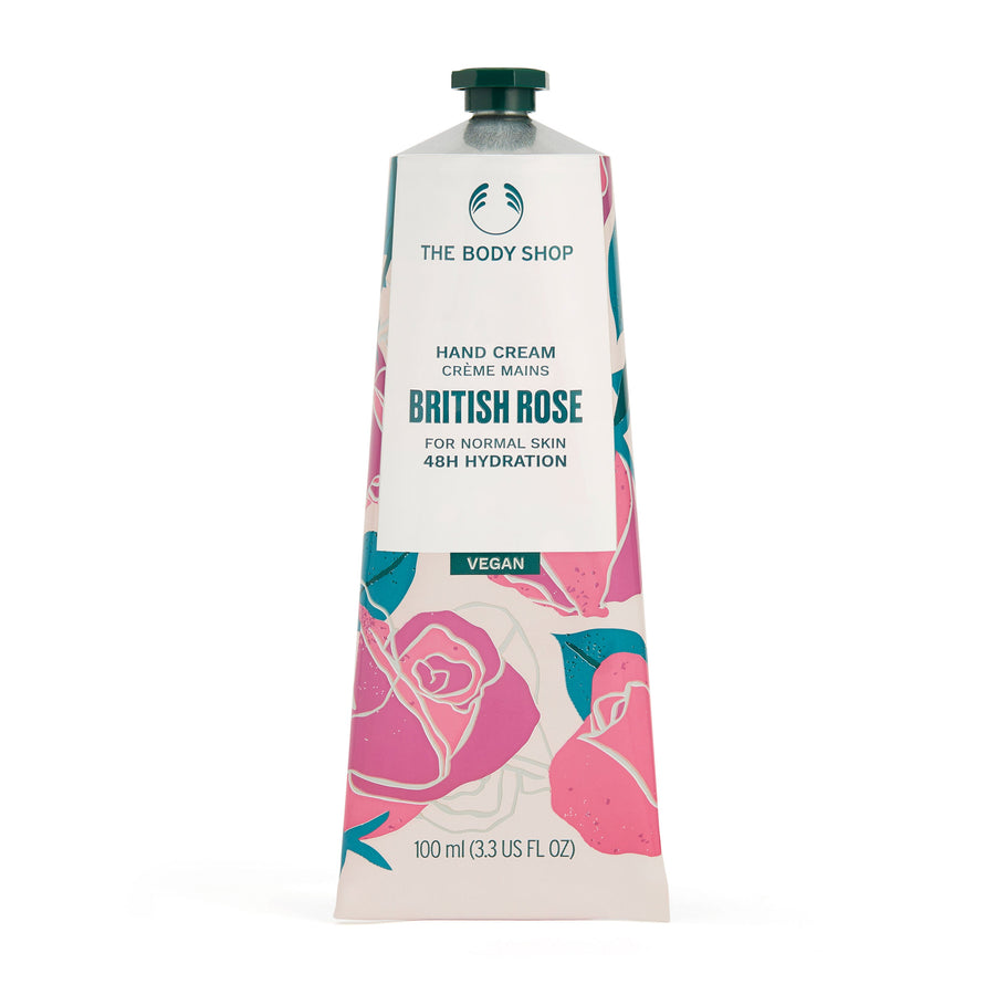 The Body Shop British Rose Petal-Soft Hand Cream