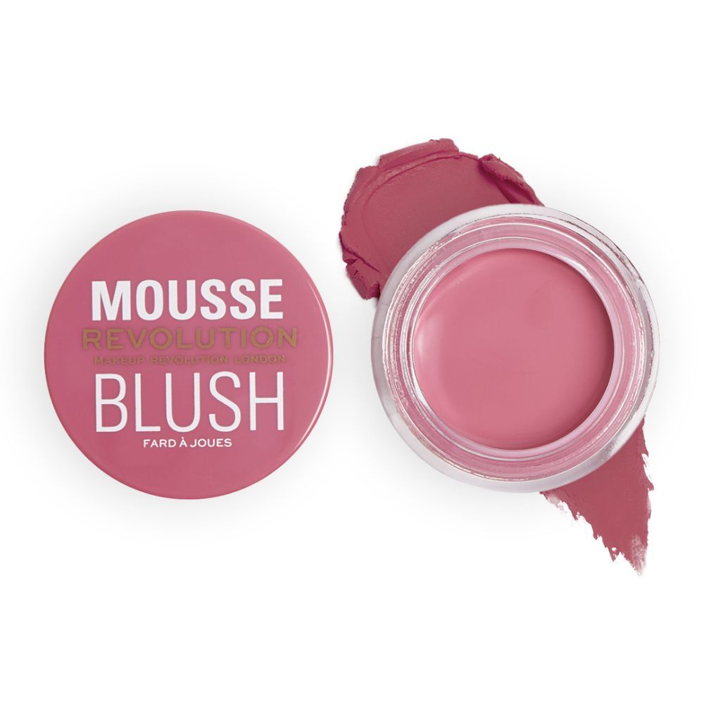Makeup Revolution Mousse Blush - For Cheeks & Eyes Non Sticky-Soft Focus Effect