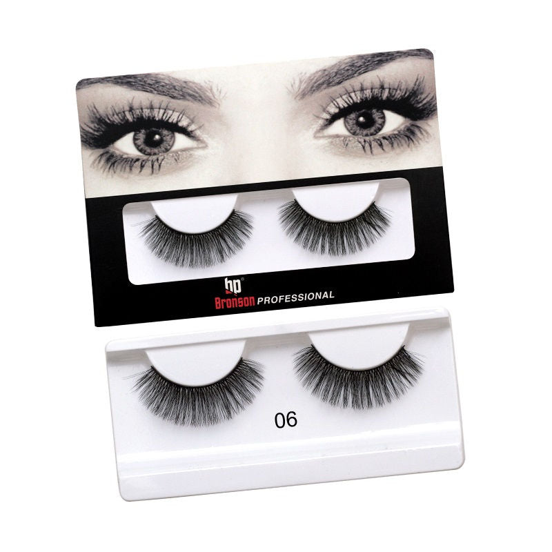Bronson Professional 3D Effect Long and Natural Look False Eyelashes - 06
